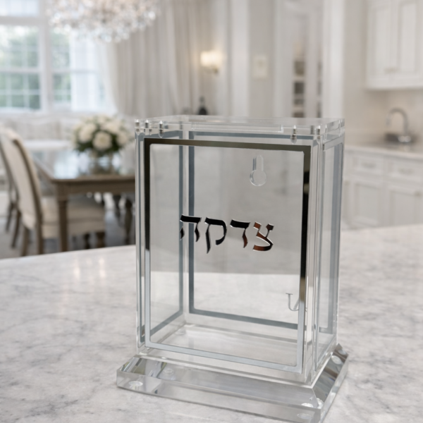 קופת צדקה אקריליק