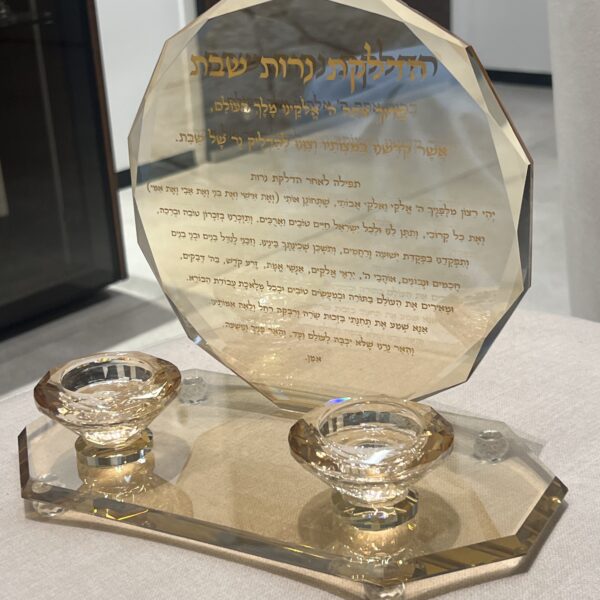 מעמד פמוטים קריסטל